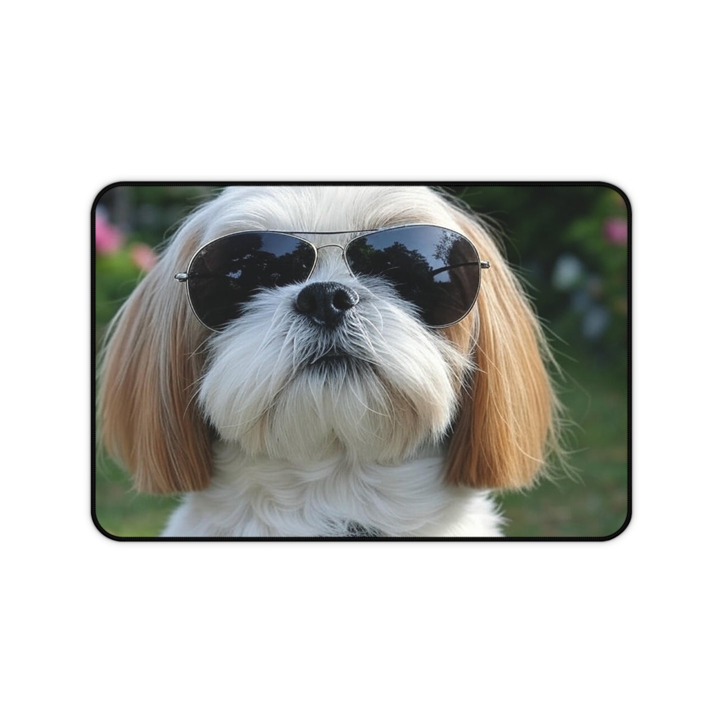 Funny Dog Desk Mat with Sunglasses - Perfect for Pet Lovers & Home Offices