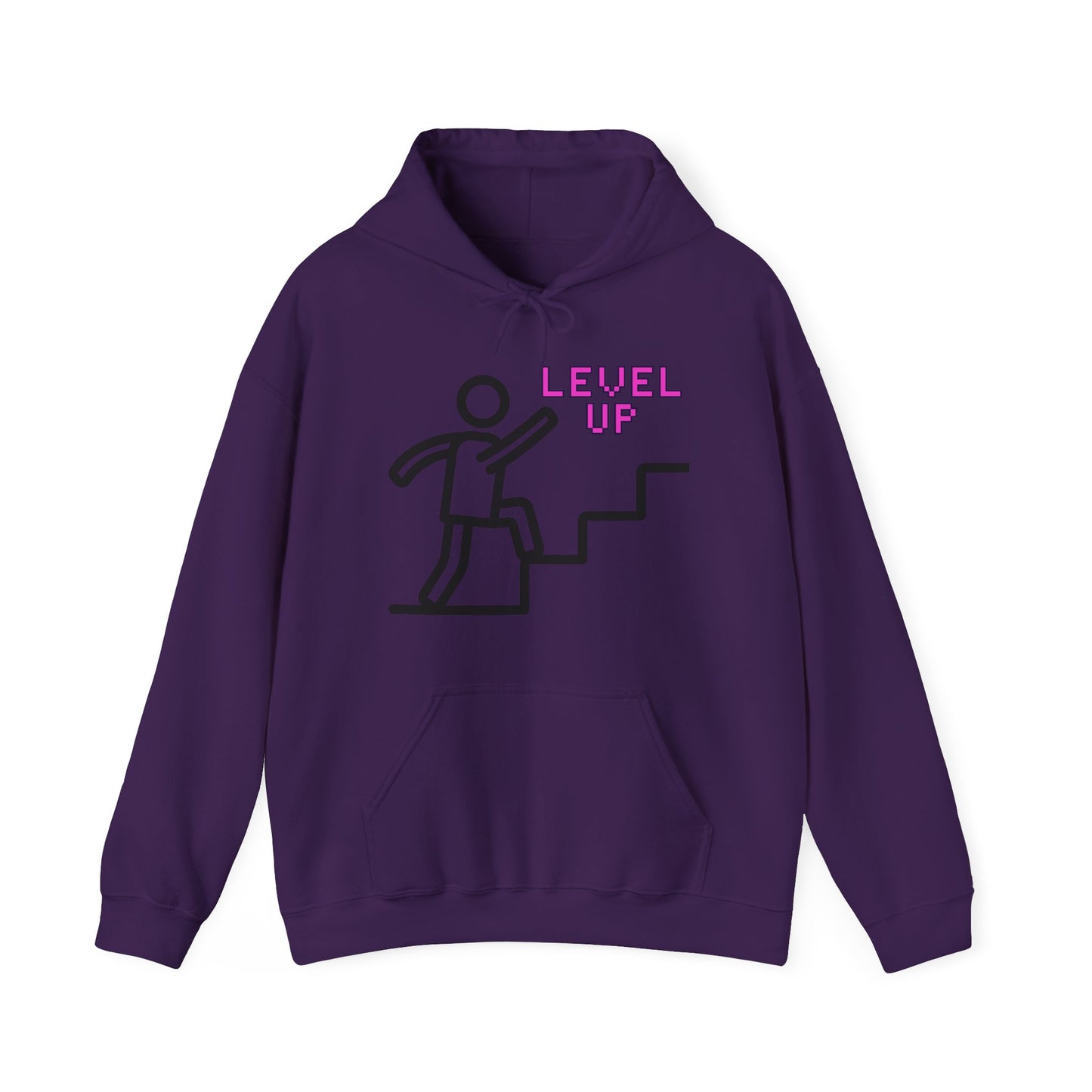 Hooded Sweatshirt - Level Up Design