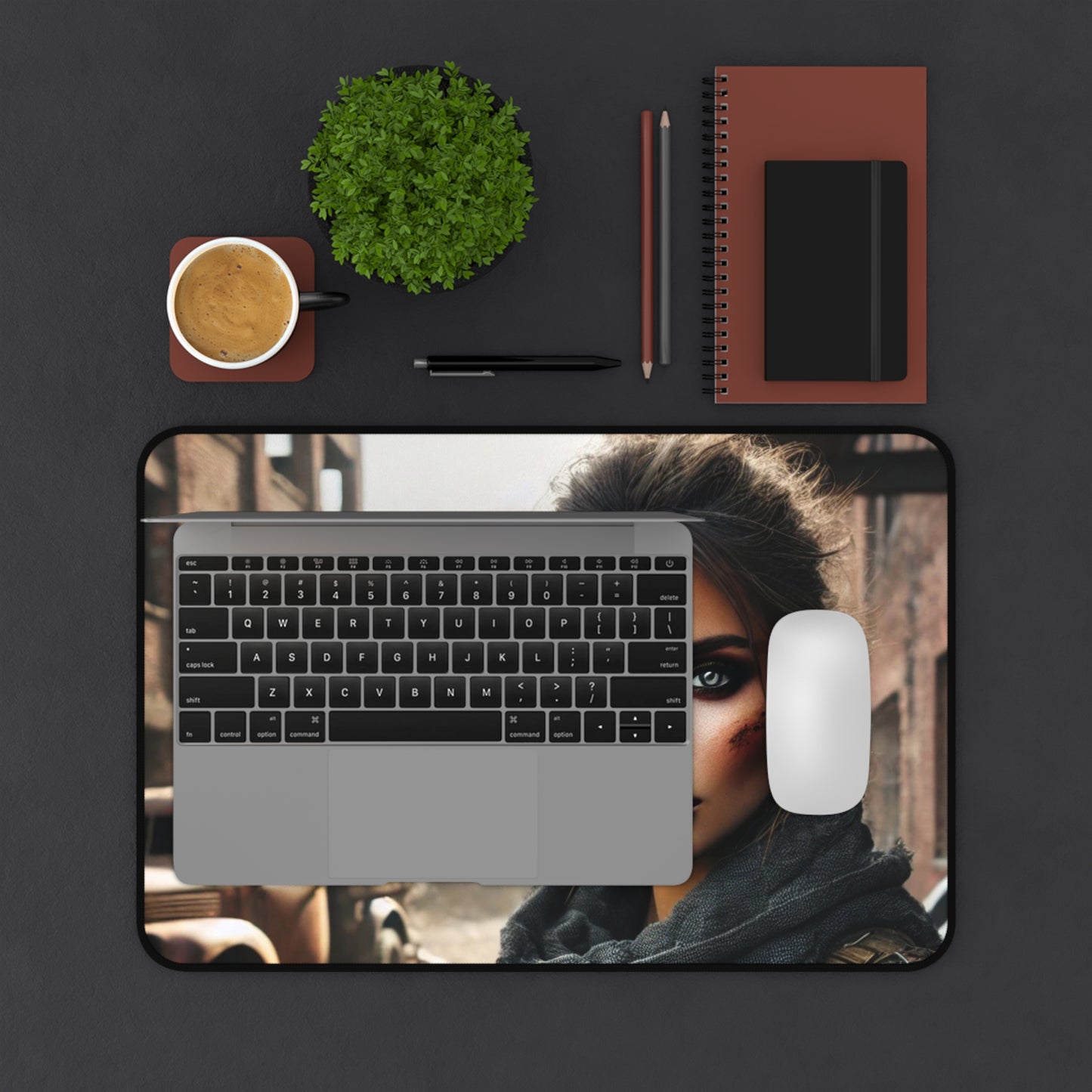 Wasteland Warrior Desk Mat