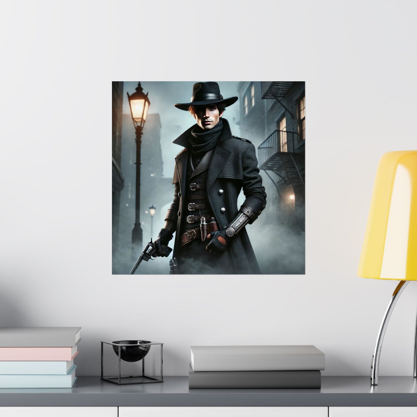 Gunslinger Matte Poster – Gritty Western-Inspired Wall Art for Gamers & Storytellers