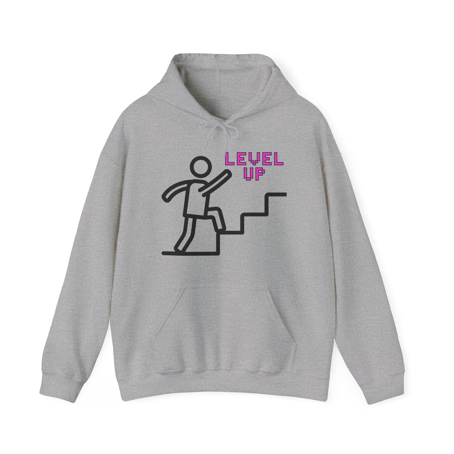 Hooded Sweatshirt - Level Up Design