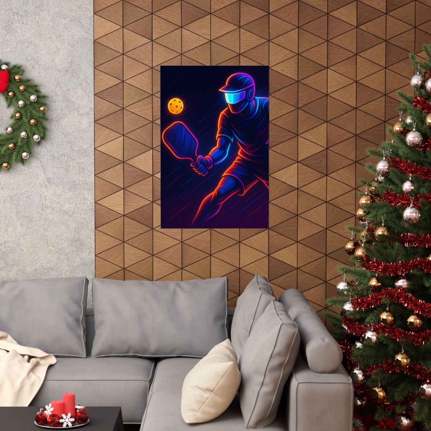 Pickleball Gamer Poster β Glow Mode: Activated