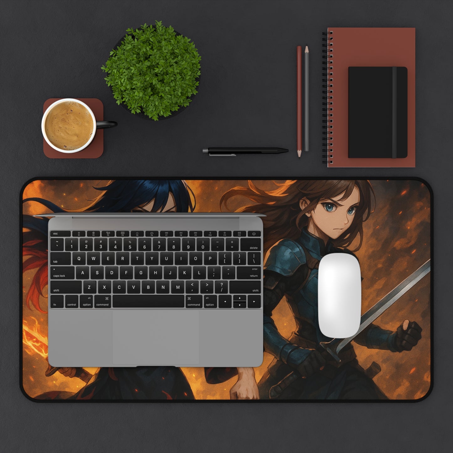 Epic Anime Desk Mat for Gaming & Home Office, Unique Desk Pad, Cool Desk Accessory, Gamer Gift, Anime Decor