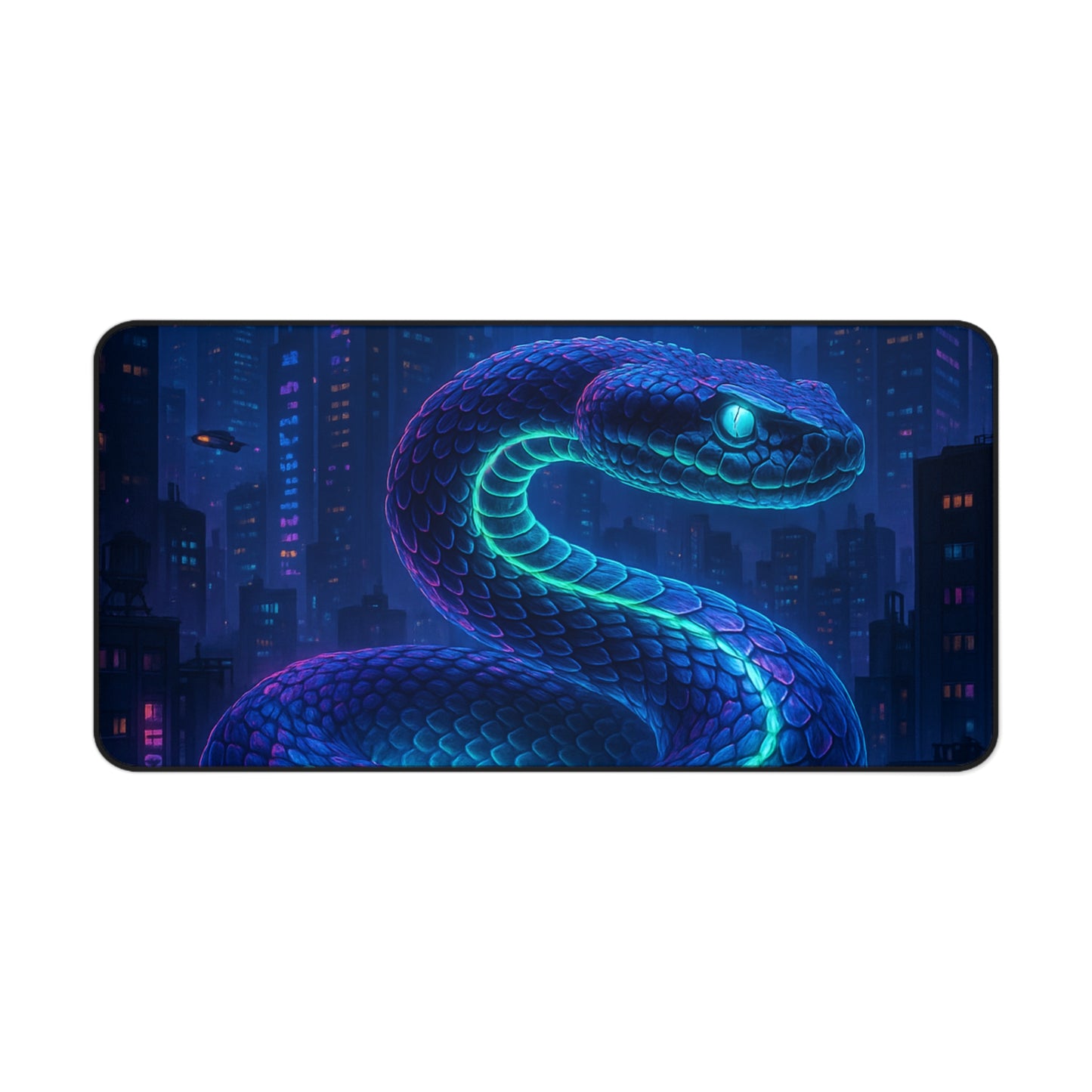Mystical Snake Desk Mat Gaming Accessories, Office Decor, Unique Gift, Computer Mouse Pad, Fantasy Home Office