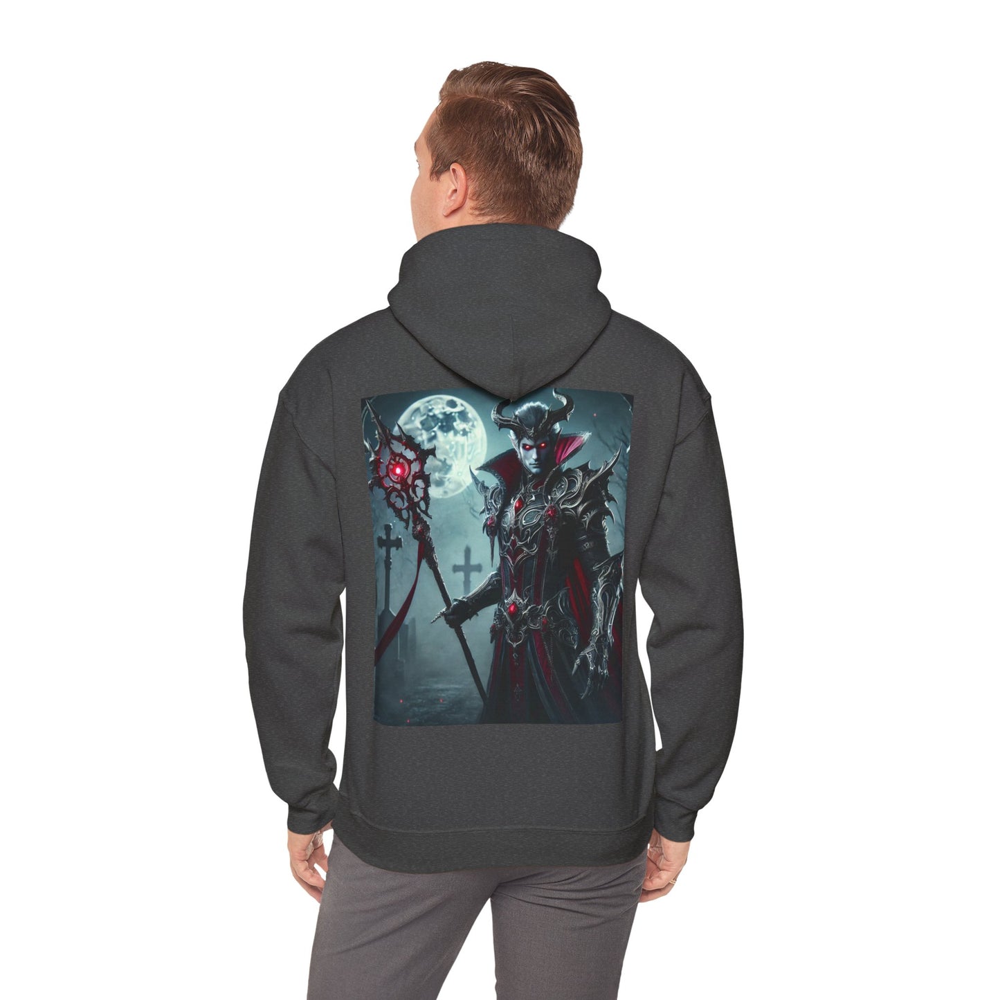 Fantasy Unisex Hooded Sweatshirt - Dark Sorcerer Design