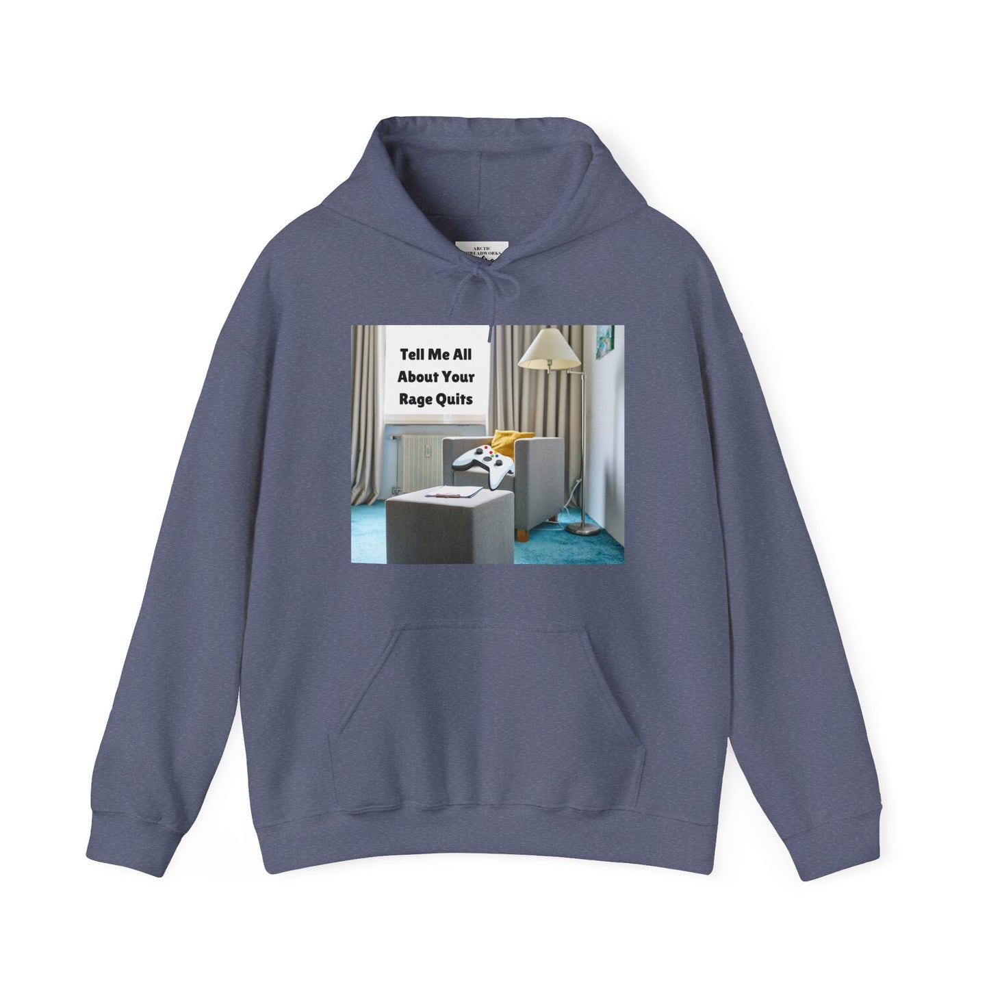 ๐ฎ "Tell Me All About Your Rage Quits" Hoodie โ For True Gamers Only!