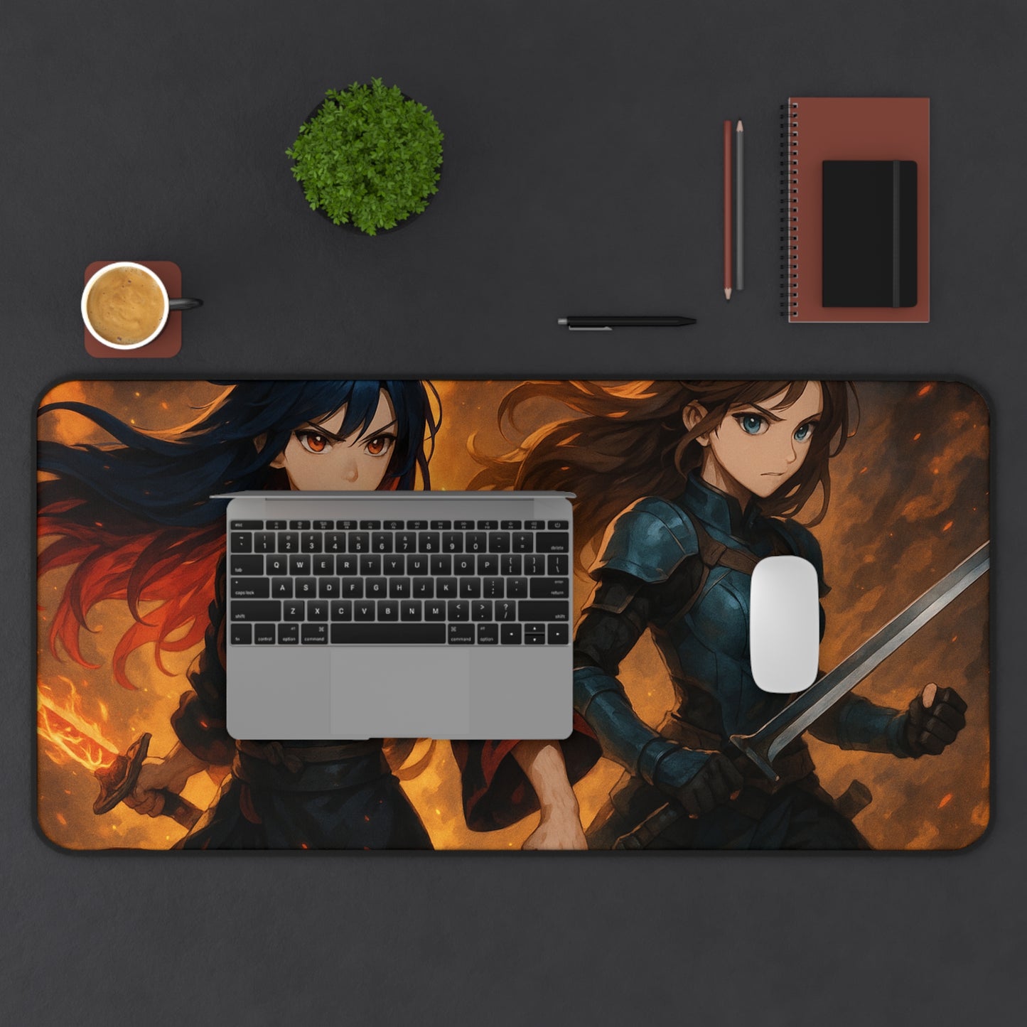 Epic Anime Desk Mat for Gaming & Home Office, Unique Desk Pad, Cool Desk Accessory, Gamer Gift, Anime Decor