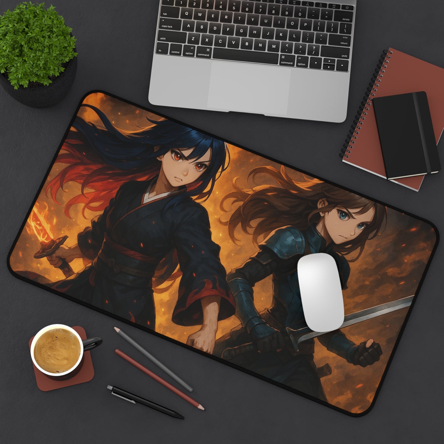 Epic Anime Desk Mat for Gaming & Home Office, Unique Desk Pad, Cool Desk Accessory, Gamer Gift, Anime Decor