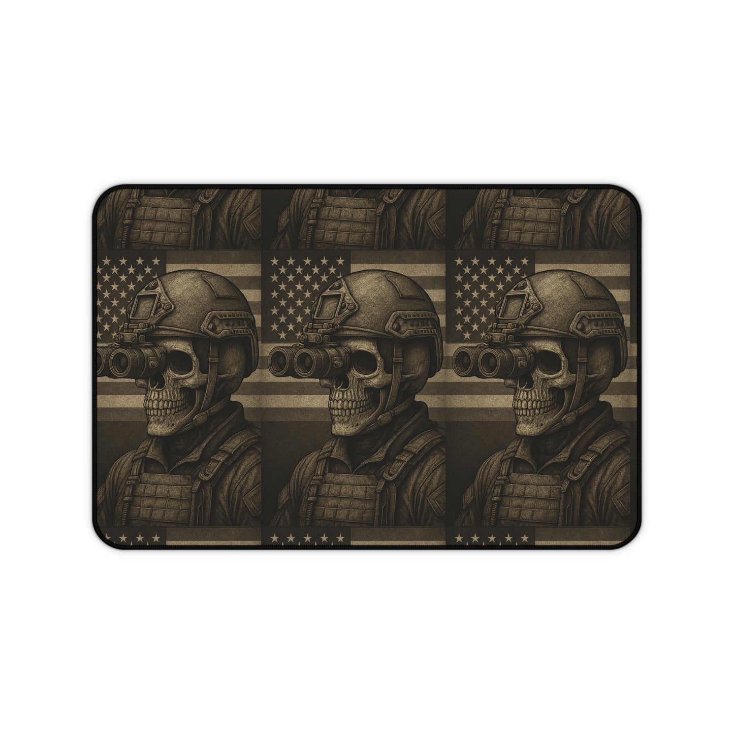 Silent Sentinel – Tactical Skull Desk Mat