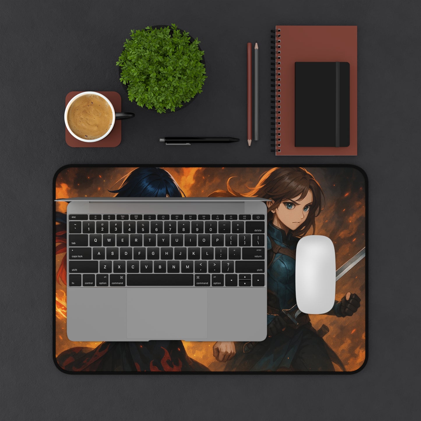 Epic Anime Desk Mat for Gaming & Home Office, Unique Desk Pad, Cool Desk Accessory, Gamer Gift, Anime Decor
