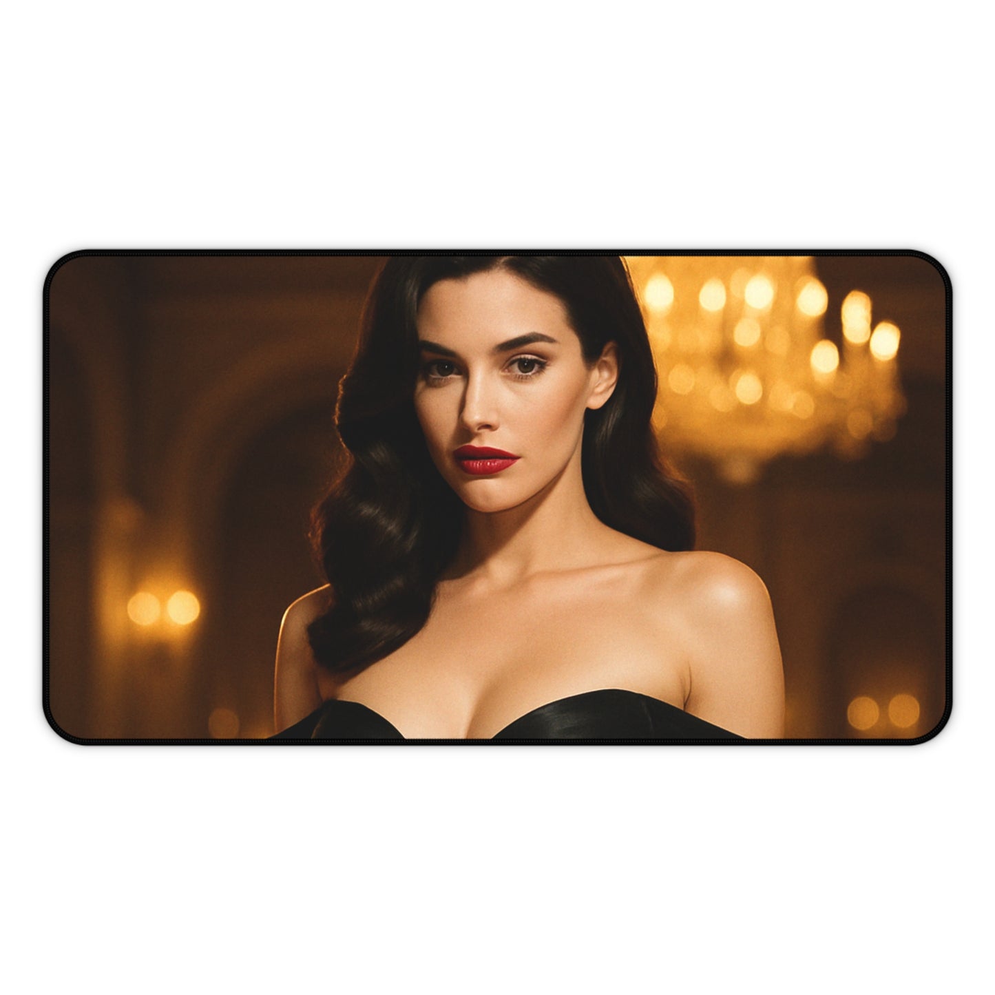 π€ Sorceress in Scarlet β Fantasy Desk Mat | Gothic Glam Collection
