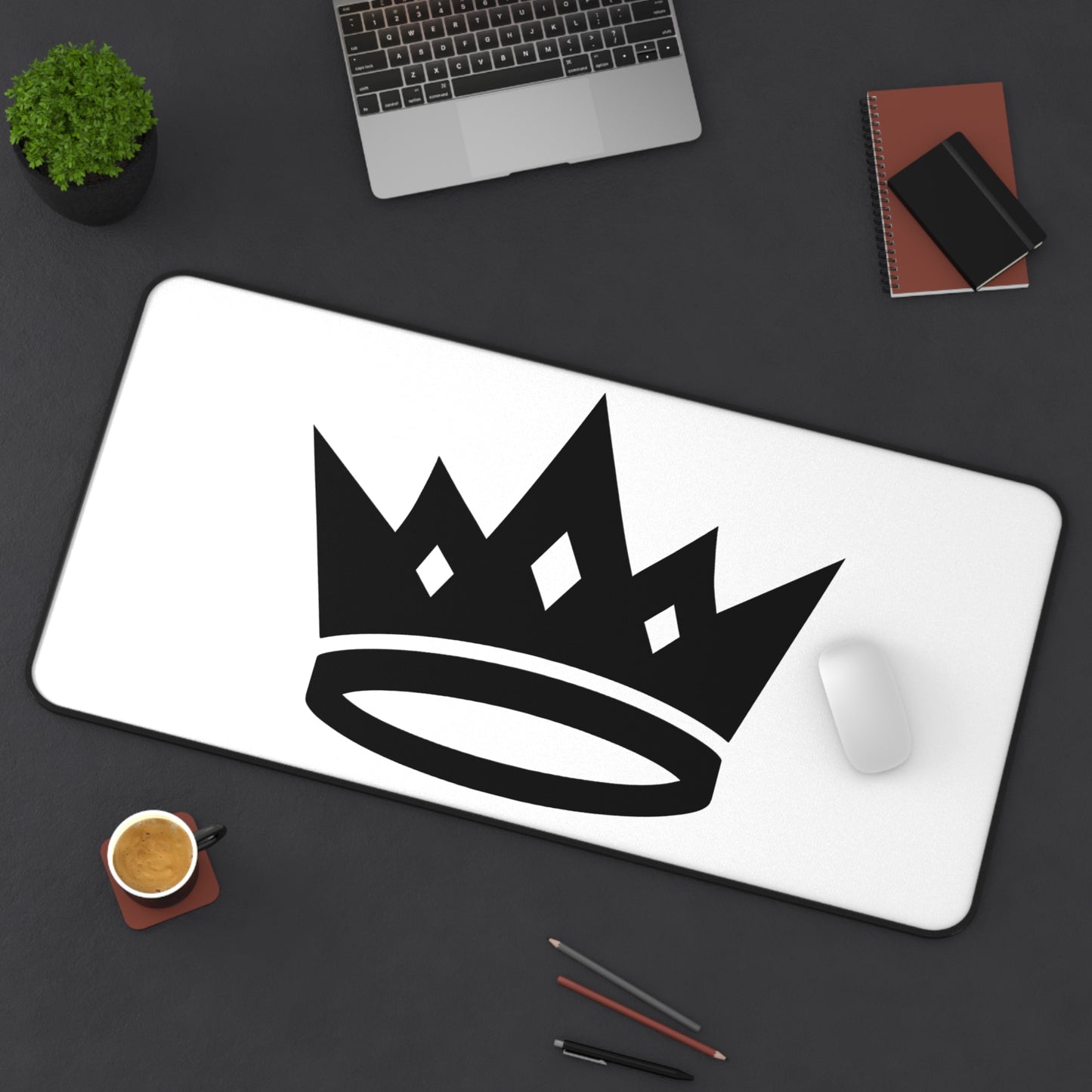 Crown Desk Mat - Stylish Office Decor for Gamers, Students, and Creatives, Perfect Gift for Birthdays, Graduations, and Workspaces