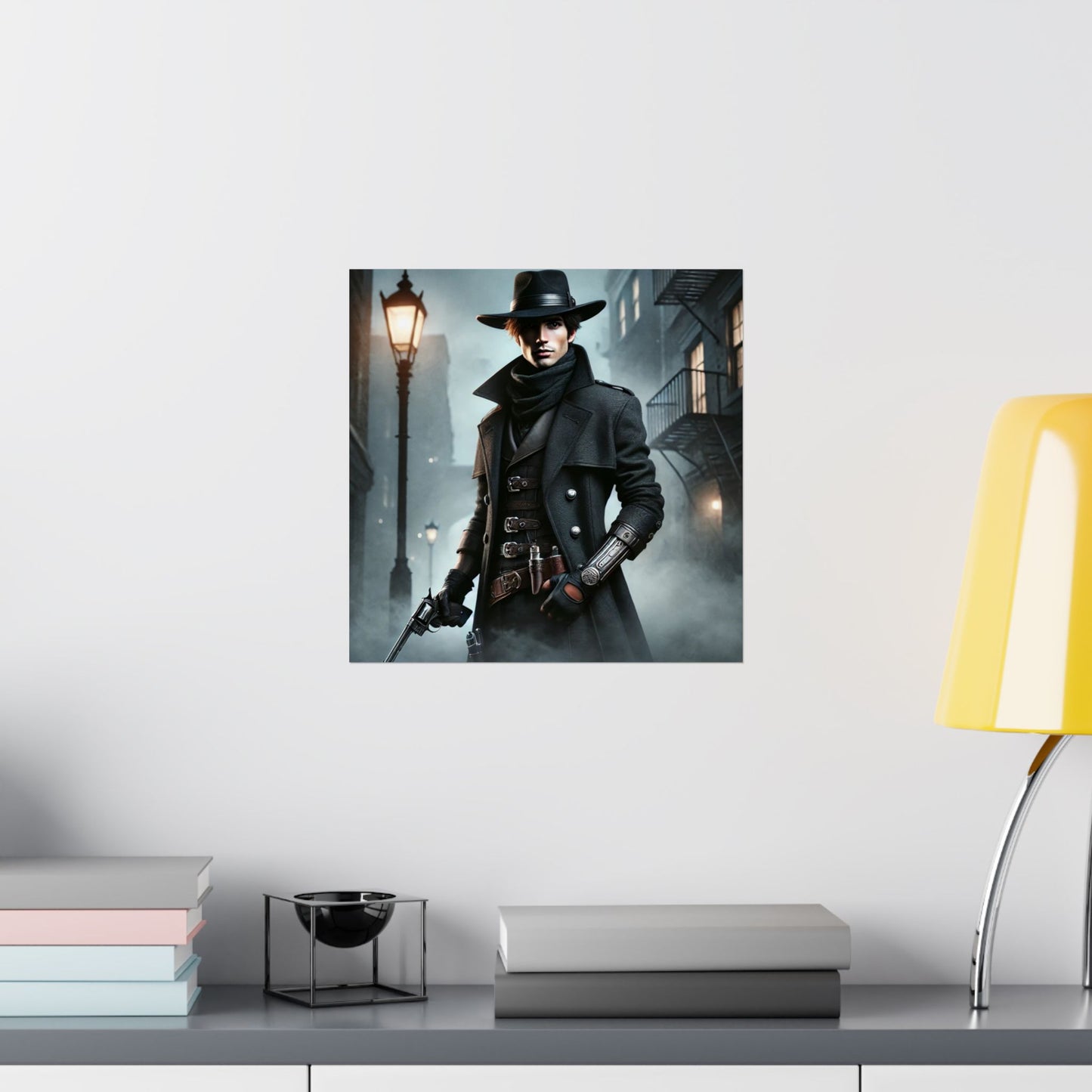 Gunslinger Matte Poster – Gritty Western-Inspired Wall Art for Gamers & Storytellers