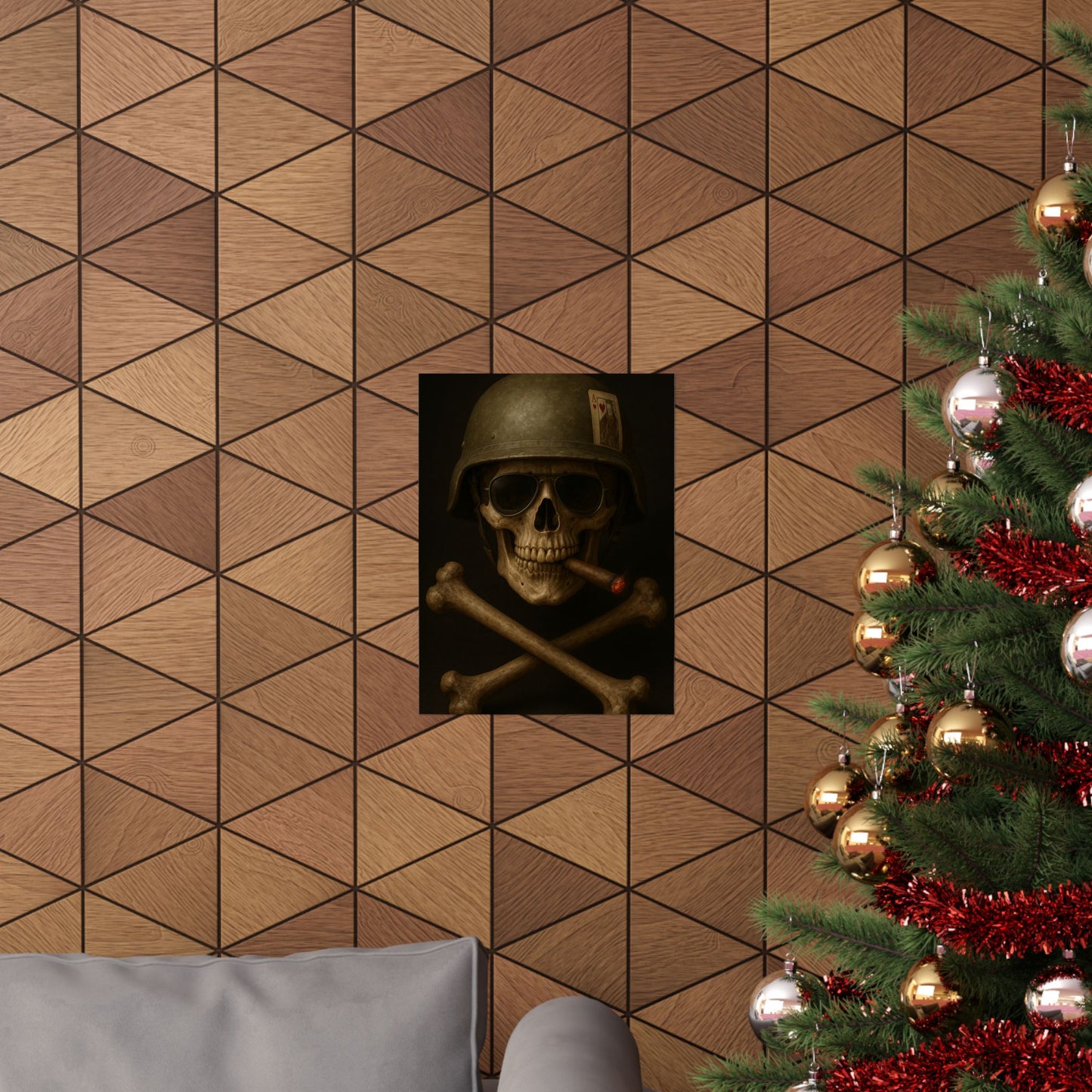 Ace – Tactical Skull Matte Poster