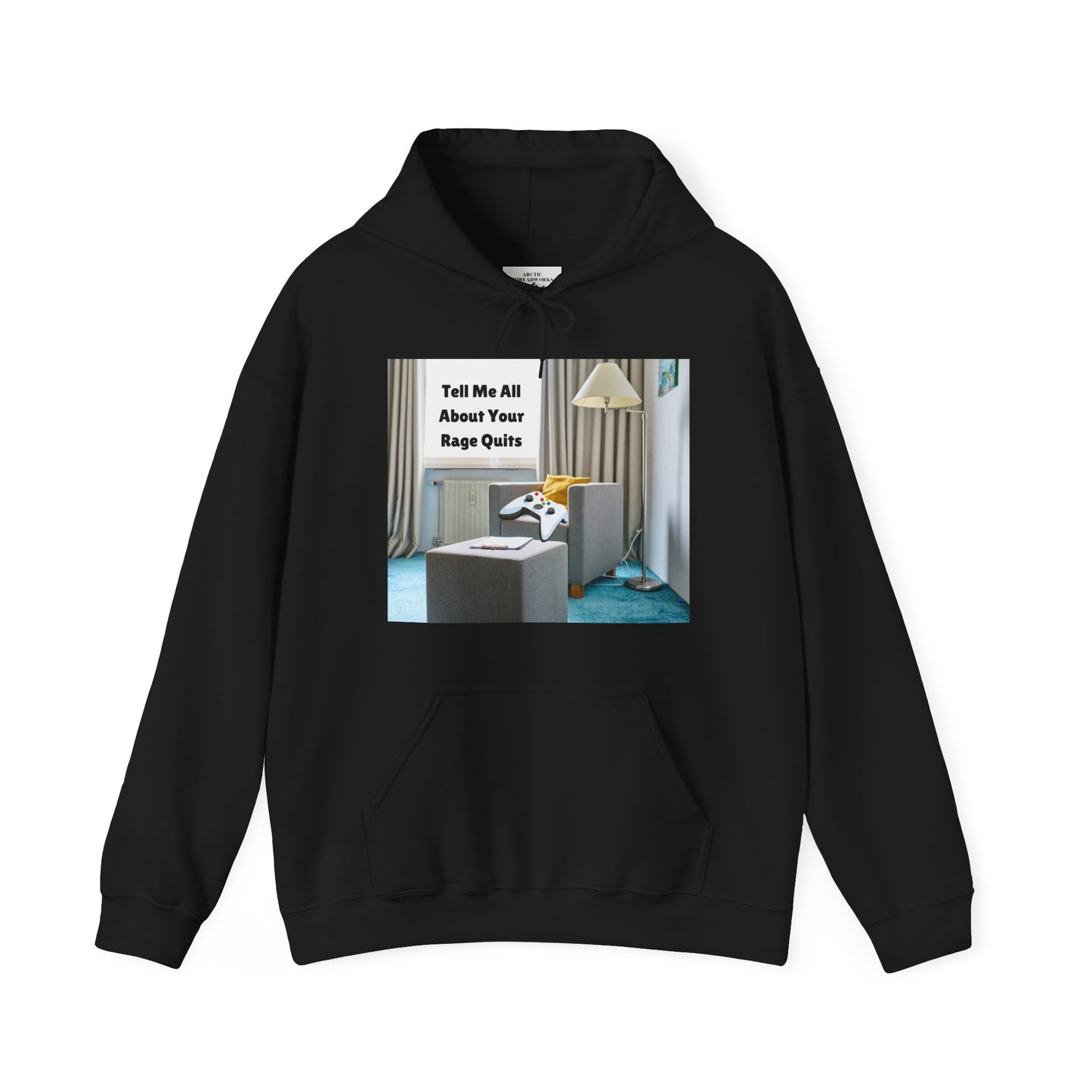 ๐ฎ "Tell Me All About Your Rage Quits" Hoodie โ For True Gamers Only!