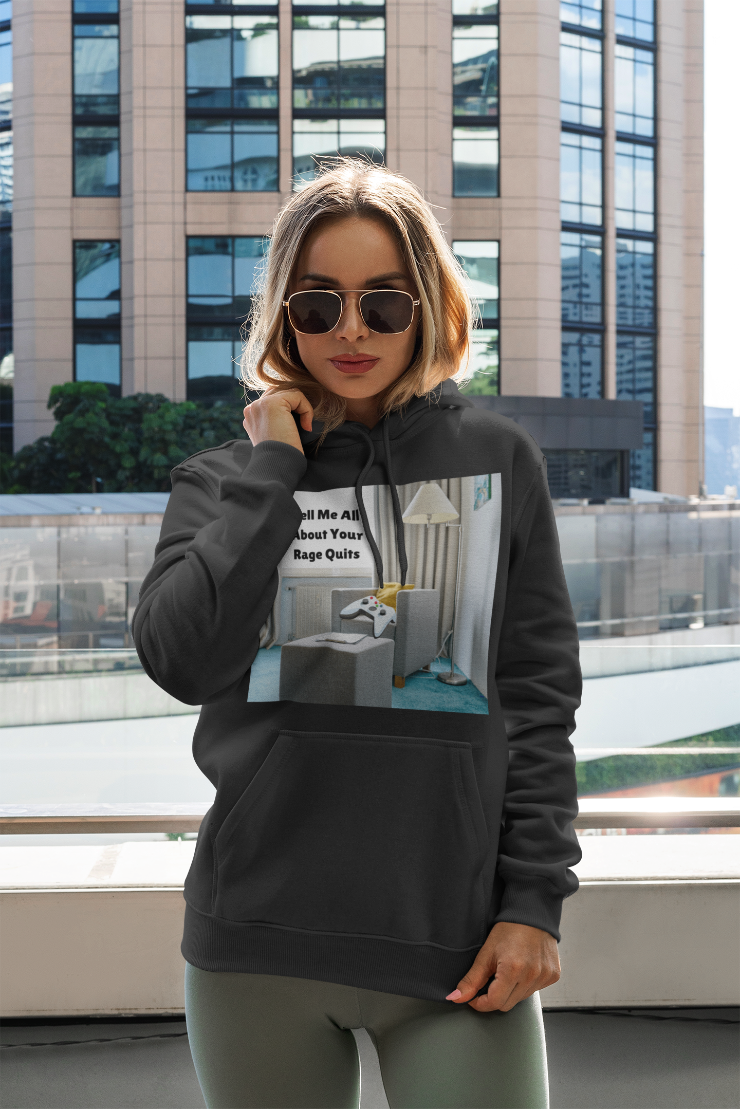 ๐ฎ "Tell Me All About Your Rage Quits" Hoodie โ For True Gamers Only!