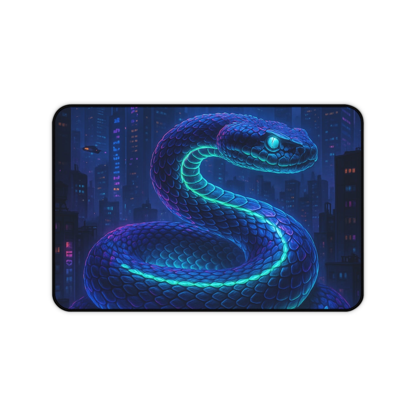 Mystical Snake Desk Mat Gaming Accessories, Office Decor, Unique Gift, Computer Mouse Pad, Fantasy Home Office