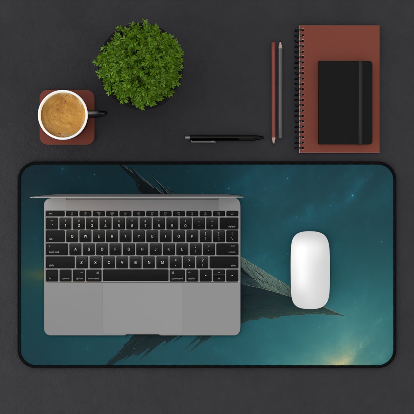 Futuristic Desk Mat for Gamers, Unique Gaming Setup, Office Accessories, Sci-Fi Home Decor, Perfect for Birthdays, Christmas