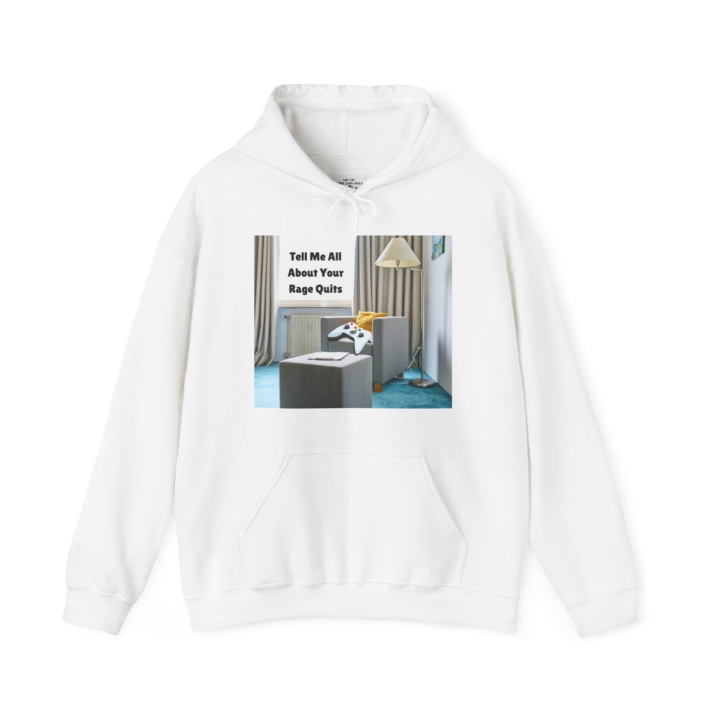 ๐ฎ "Tell Me All About Your Rage Quits" Hoodie โ For True Gamers Only!