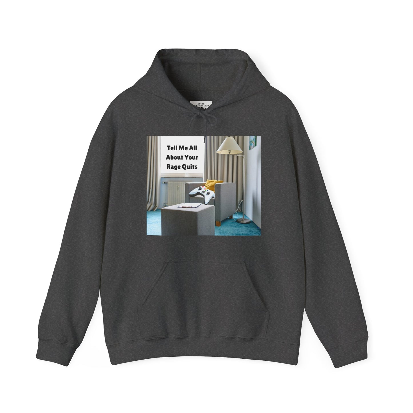 ๐ฎ "Tell Me All About Your Rage Quits" Hoodie โ For True Gamers Only!