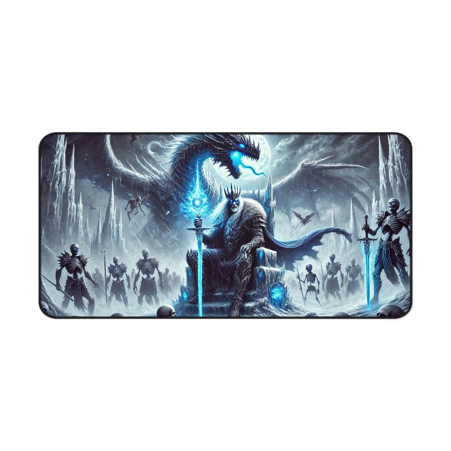 Epic Fantasy Desk Mat Dragon & Warrior Edition