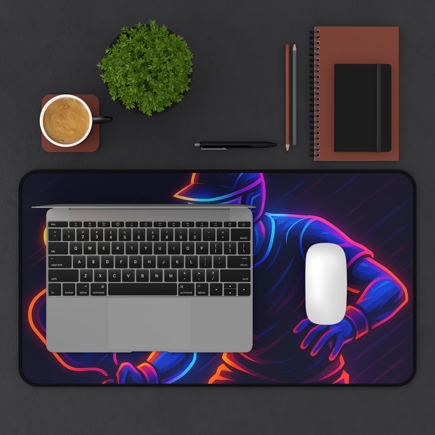 Pickleball Gamer Desk Mat β Serve Up Neon Precision