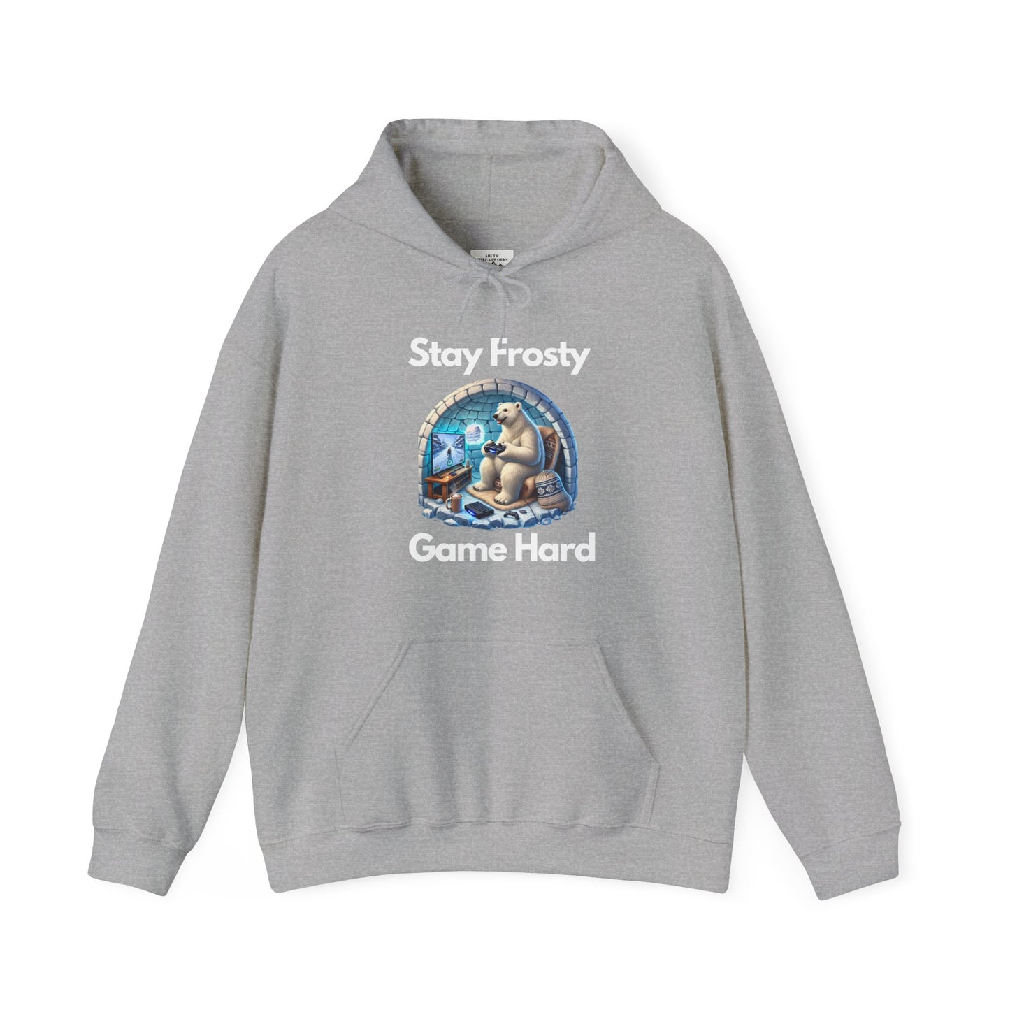 ๐ฎ Stay Frosty Game Hard Hoodie โ Level Up Your Comfort & Style