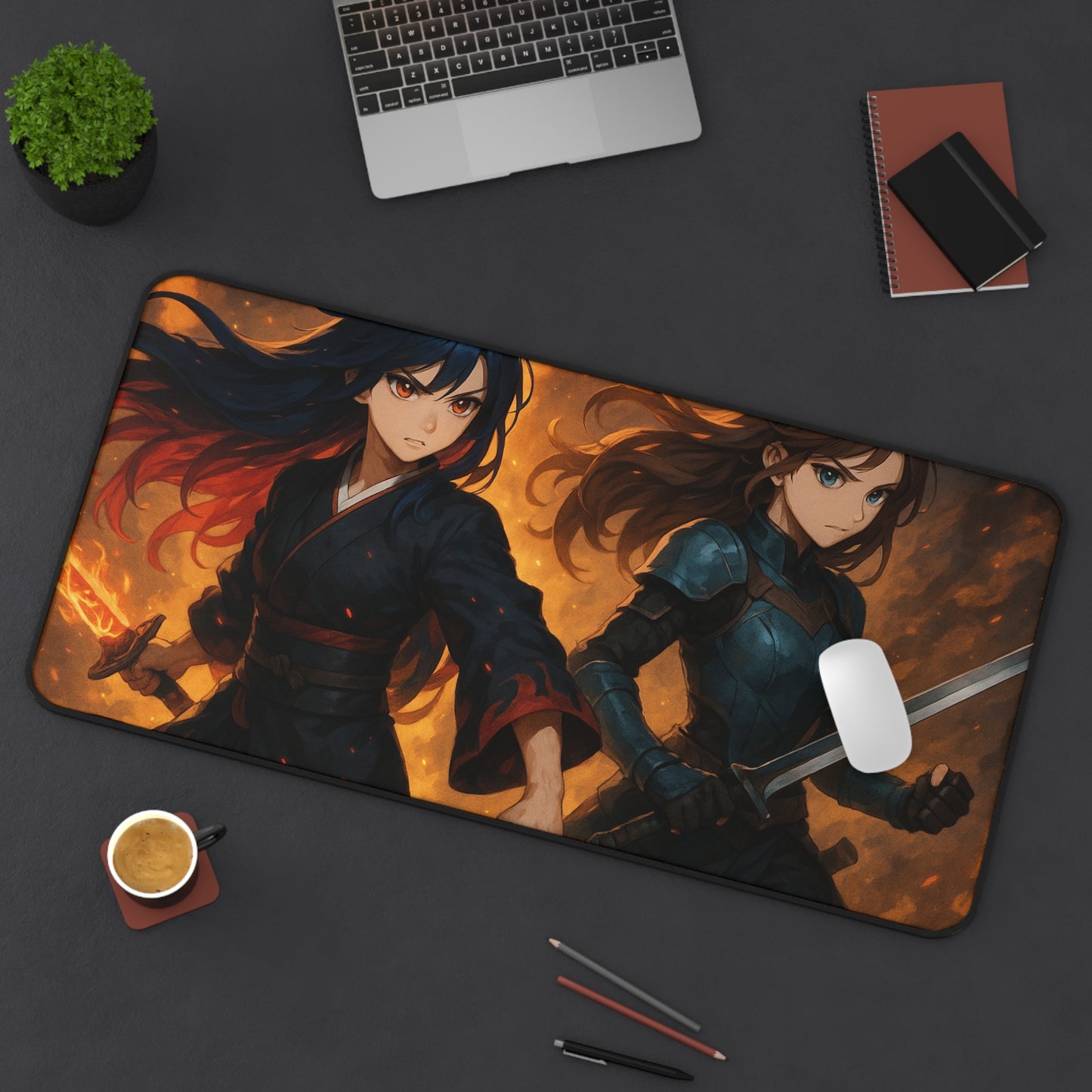Epic Anime Desk Mat for Gaming & Home Office, Unique Desk Pad, Cool Desk Accessory, Gamer Gift, Anime Decor