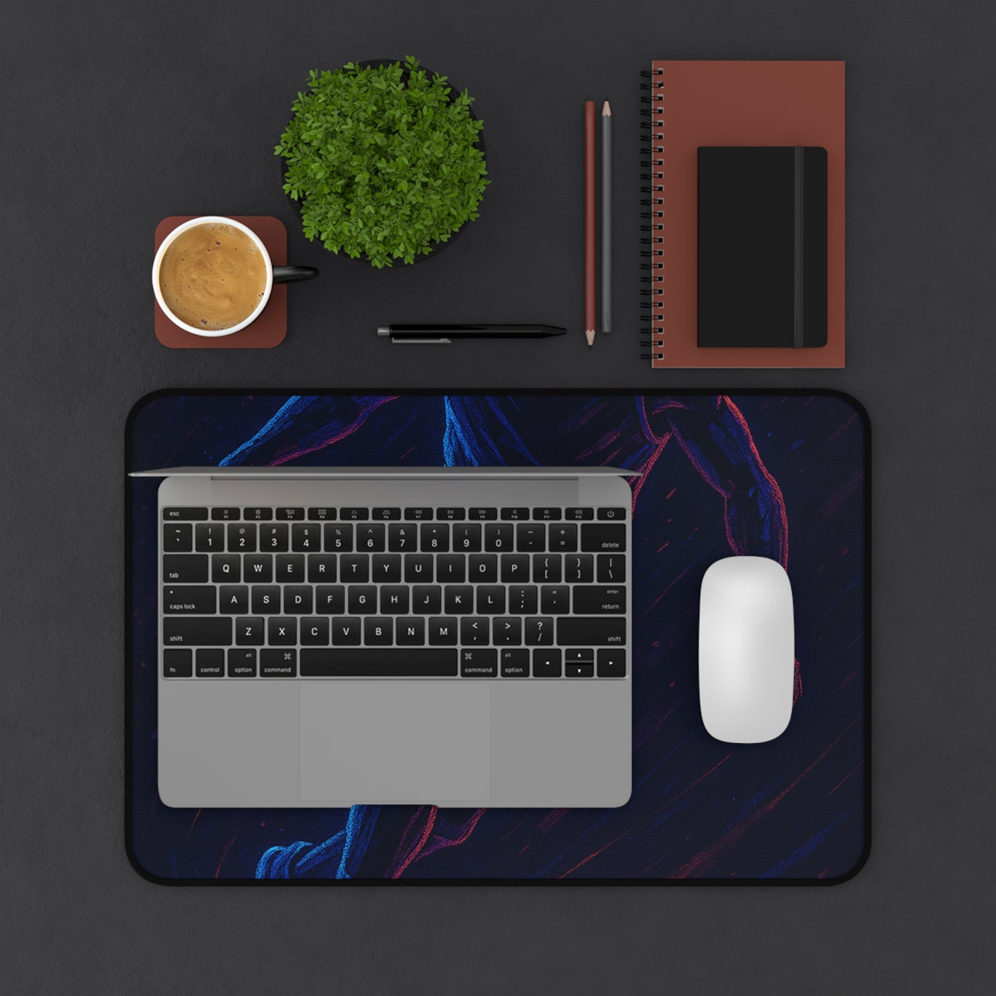 Basketball Gamer Desk Mat β Neon Energy for Every Move