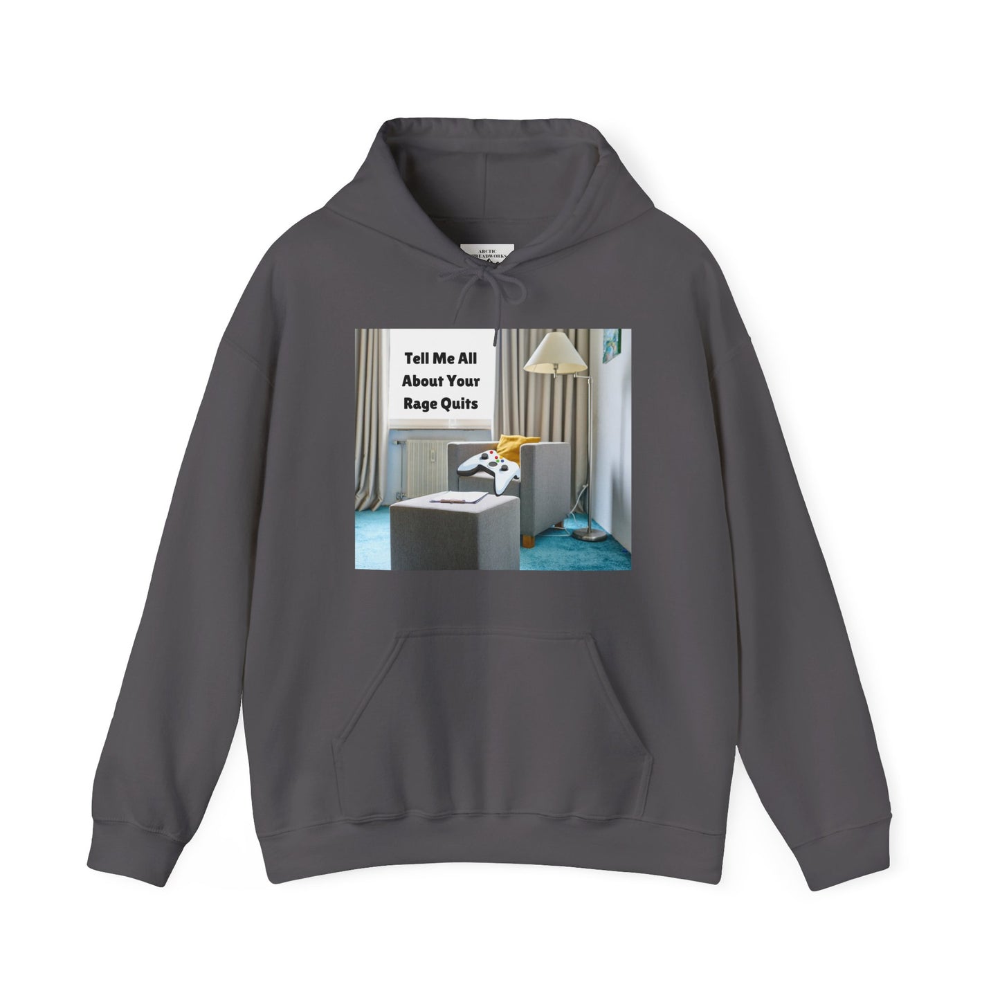 ๐ฎ "Tell Me All About Your Rage Quits" Hoodie โ For True Gamers Only!