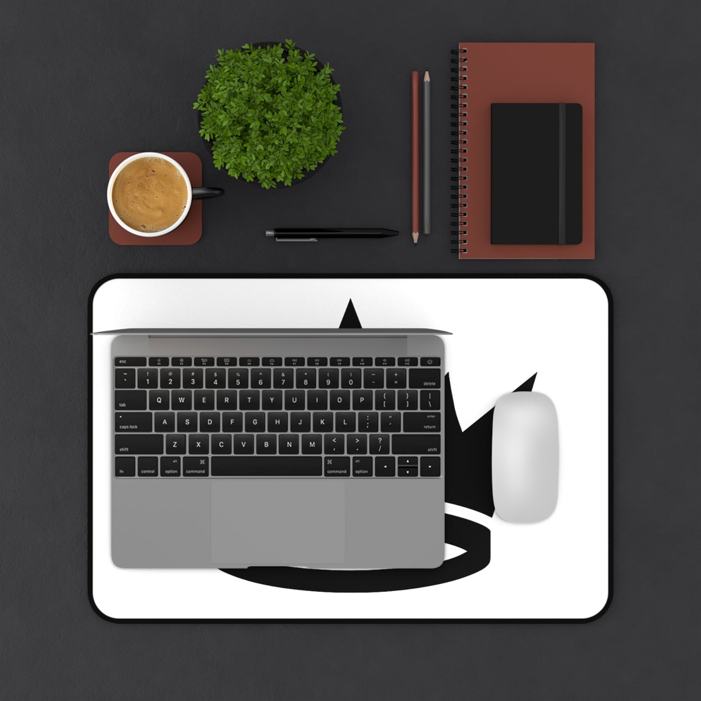 Crown Desk Mat - Stylish Office Decor for Gamers, Students, and Creatives, Perfect Gift for Birthdays, Graduations, and Workspaces