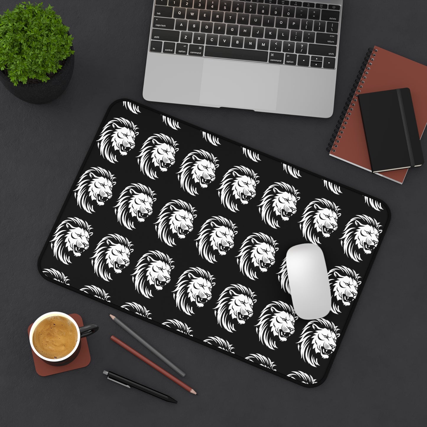 Lion Desk Mat - Stylish Office Decor for Animal Lovers