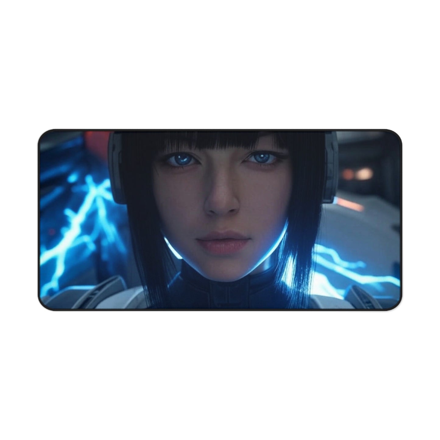 Aeloria Mecha Pilot Desk Mat - Vibrant Anime Gaming Pad in 3 Sizes