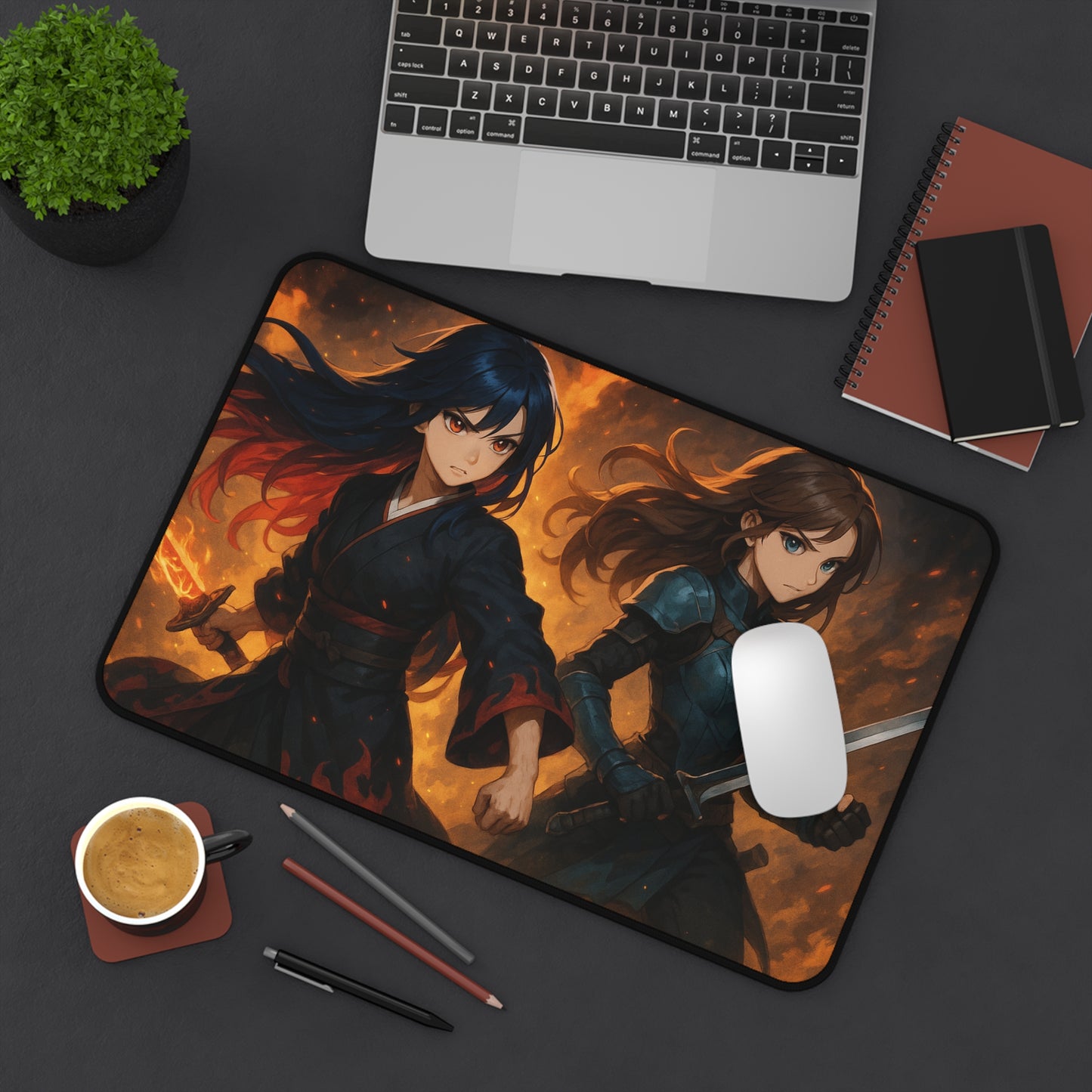 Epic Anime Desk Mat for Gaming & Home Office, Unique Desk Pad, Cool Desk Accessory, Gamer Gift, Anime Decor
