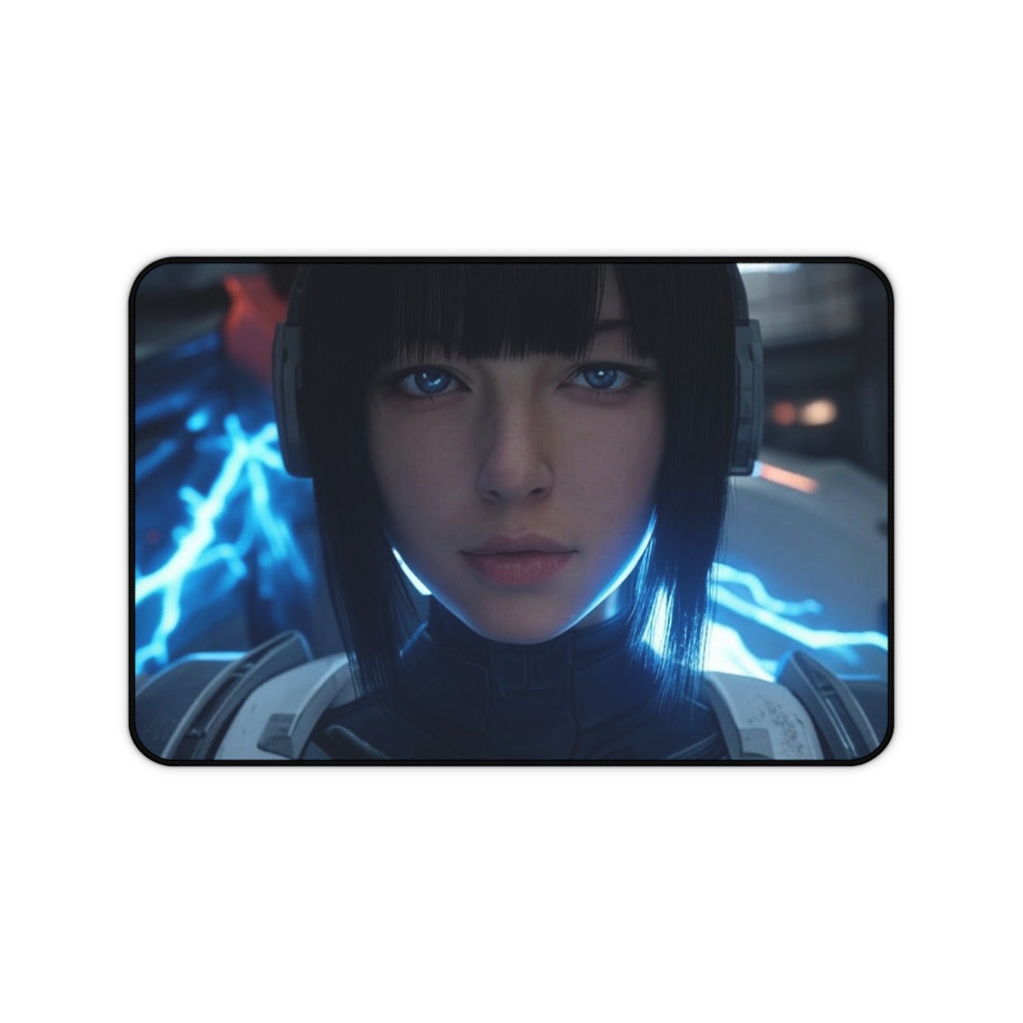 Aeloria Mecha Pilot Desk Mat - Vibrant Anime Gaming Pad in 3 Sizes