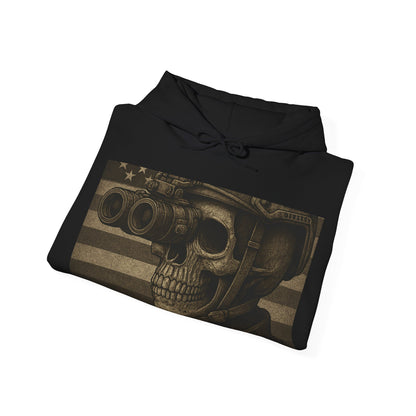 Silent Sentinel – Tactical Skull Hoodie