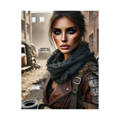 Bring the Wasteland to Your Walls – Matte Vertical Poster by Arctic Threadworks
