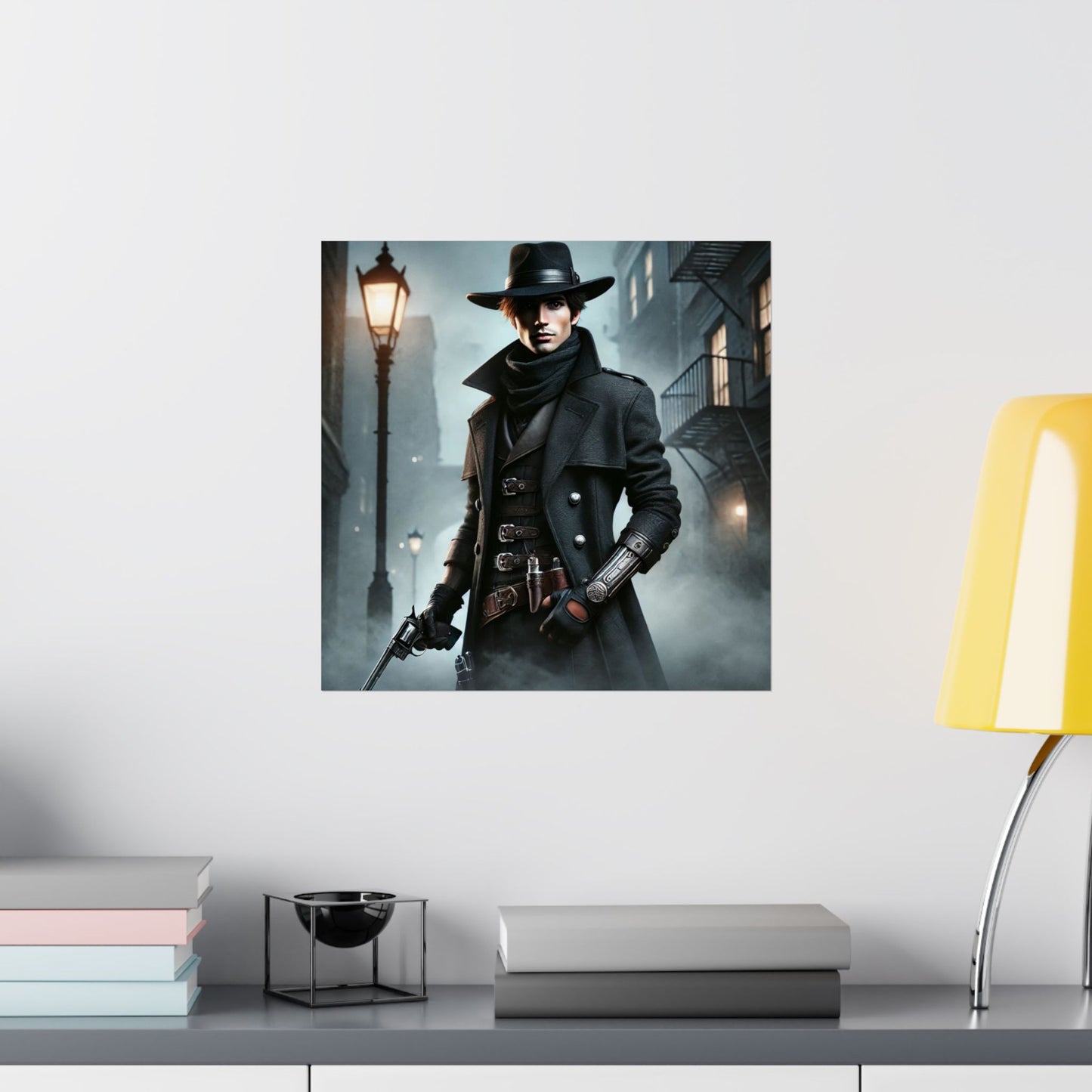 Gunslinger Matte Poster – Gritty Western-Inspired Wall Art for Gamers & Storytellers
