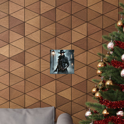 Gunslinger Matte Poster – Gritty Western-Inspired Wall Art for Gamers & Storytellers