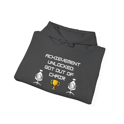 Hooded Sweatshirt - Achievement Unlocked: Got Out of Chair