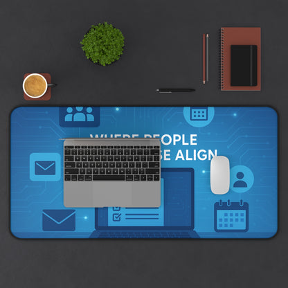 Inspirational Desk Mat, Office Decor, Motivational Desk Accessory, Work From Home Gift, Productivity Boost