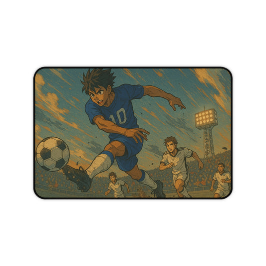 Soccer Themed Desk Mat, Perfect for Gamers, Sports Lovers, Home Office Essentials, Gifts for Coaches, Students