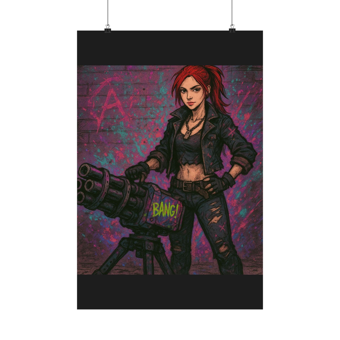 Vertical Poster - Edgy 'BANG' Design