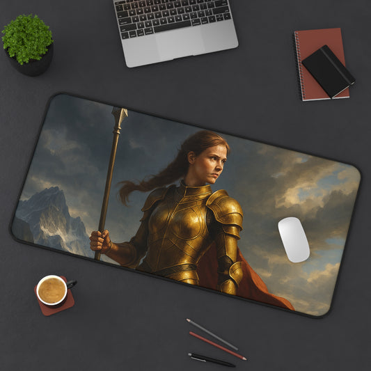 Fantasy Warrior Desk Mat - Gaming & Office Decor