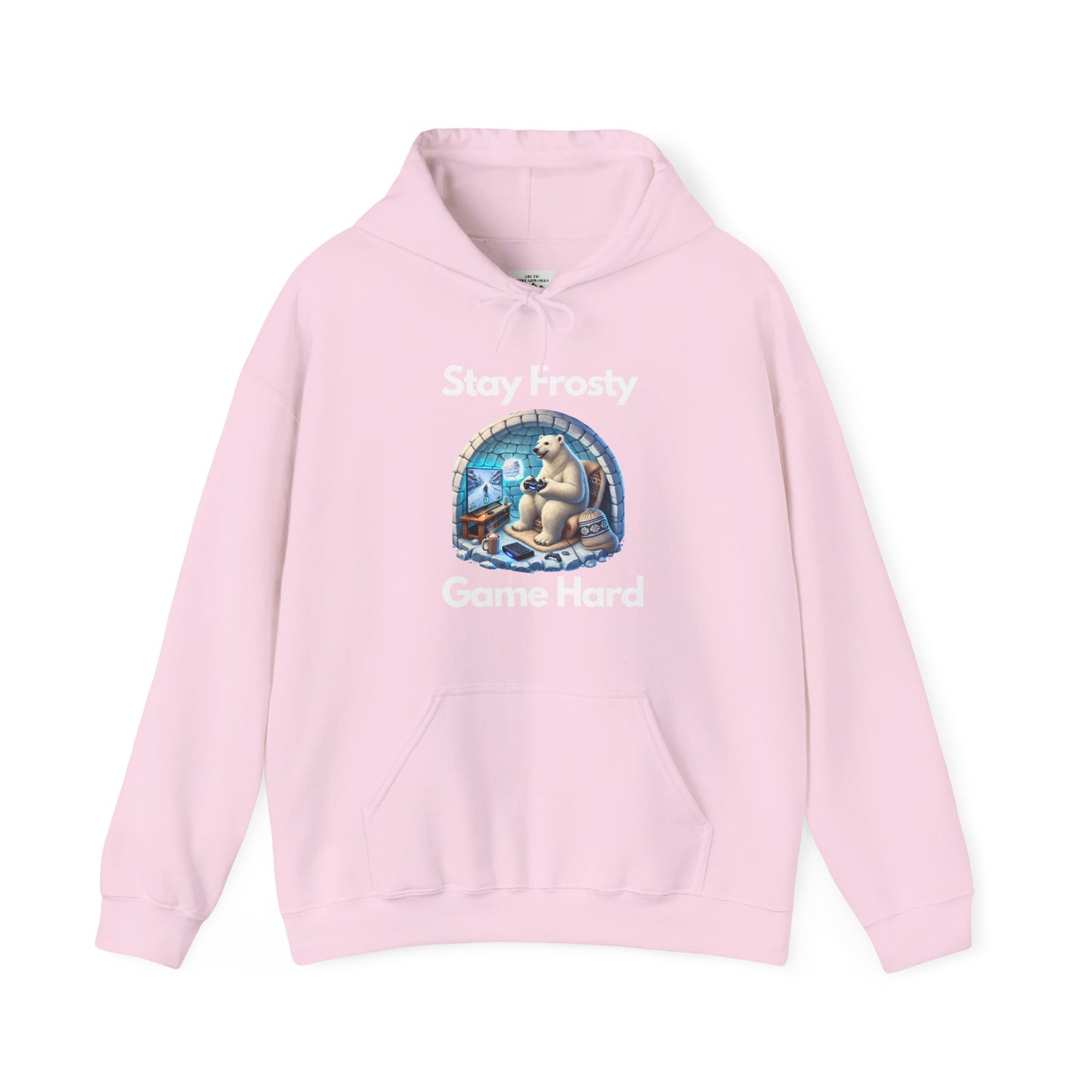 🎮 Stay Frosty Game Hard Hoodie – Level Up Your Comfort & Style