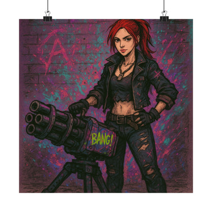 Vertical Poster - Edgy 'BANG' Design