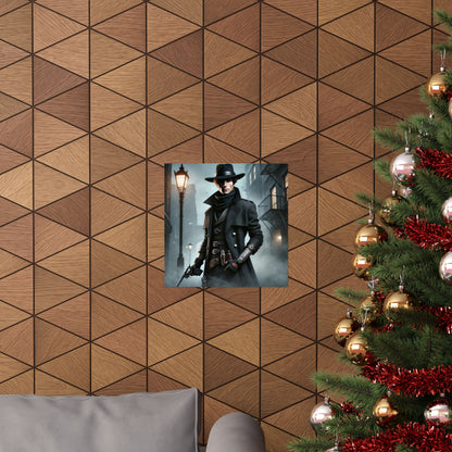 Gunslinger Matte Poster – Gritty Western-Inspired Wall Art for Gamers & Storytellers