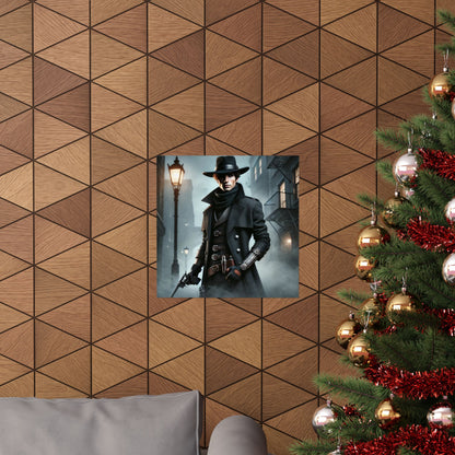 Gunslinger Matte Poster – Gritty Western-Inspired Wall Art for Gamers & Storytellers