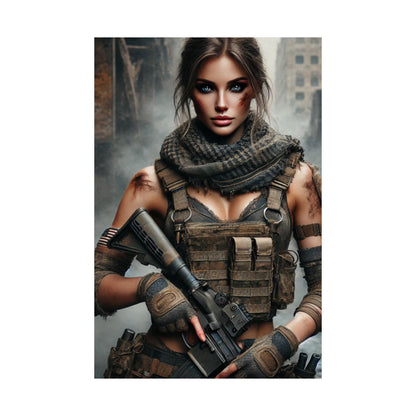 Warrior Spirit Matte Vertical Poster