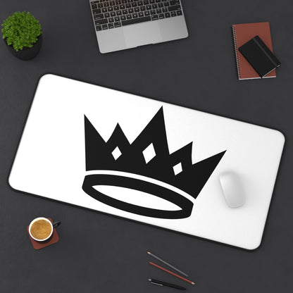 Crown Desk Mat - Stylish Office Decor for Gamers, Students, and Creatives, Perfect Gift for Birthdays, Graduations, and Workspaces